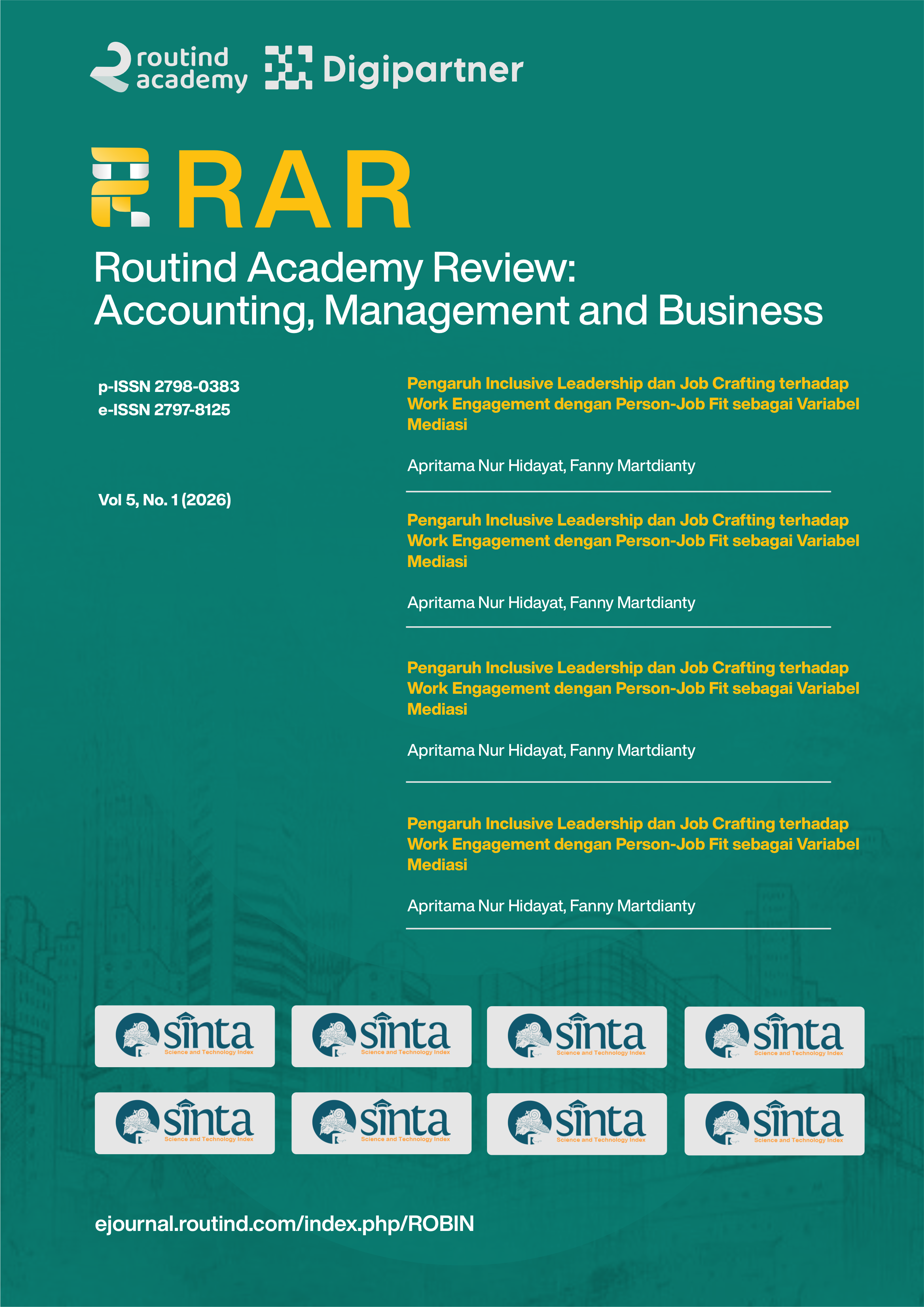 					View Vol. 1 No. 1 (2026): Routind Academy Review
				